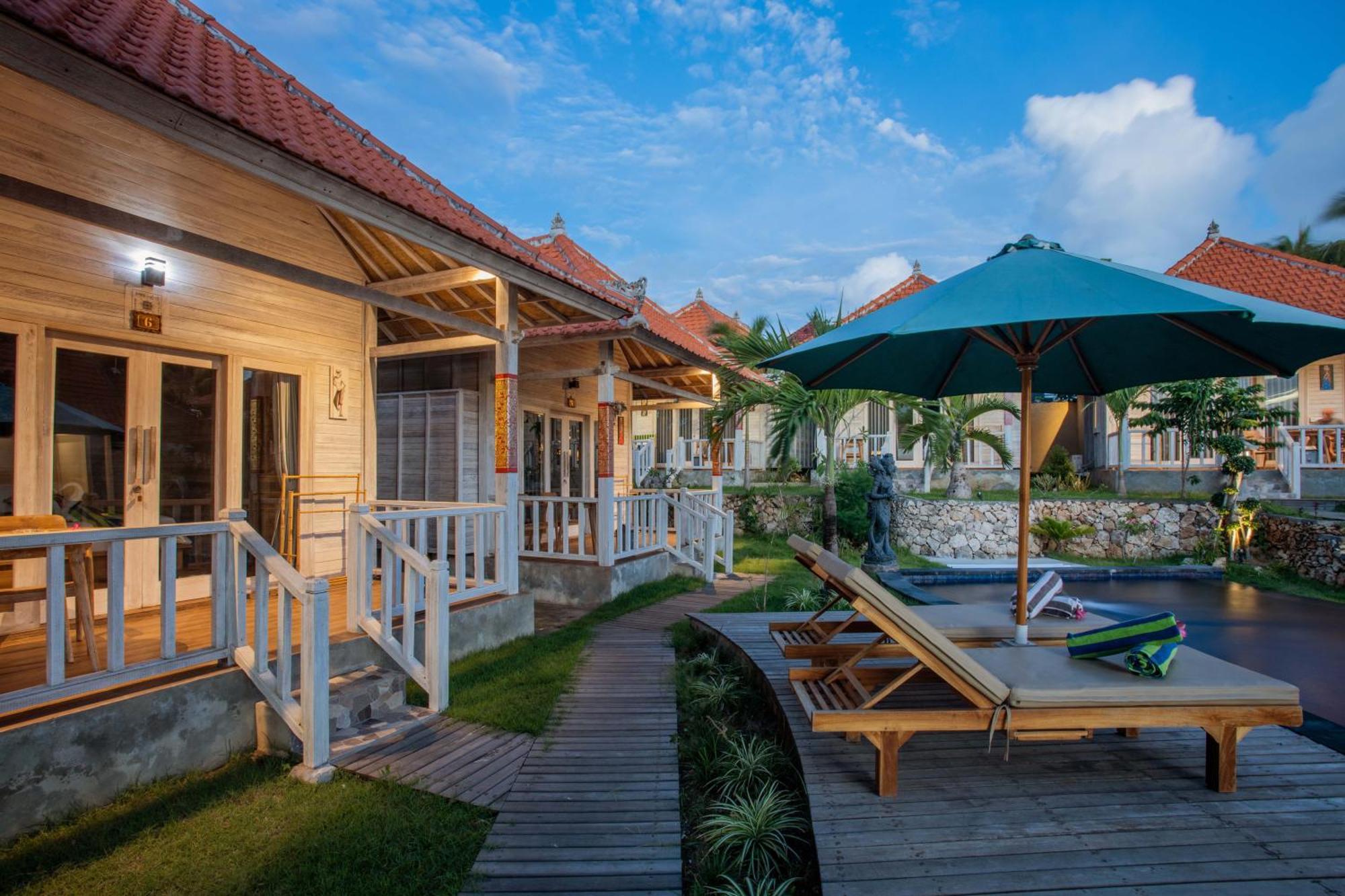 Blue Sky Villa Ceningan Lembongan Eksteriør bilde