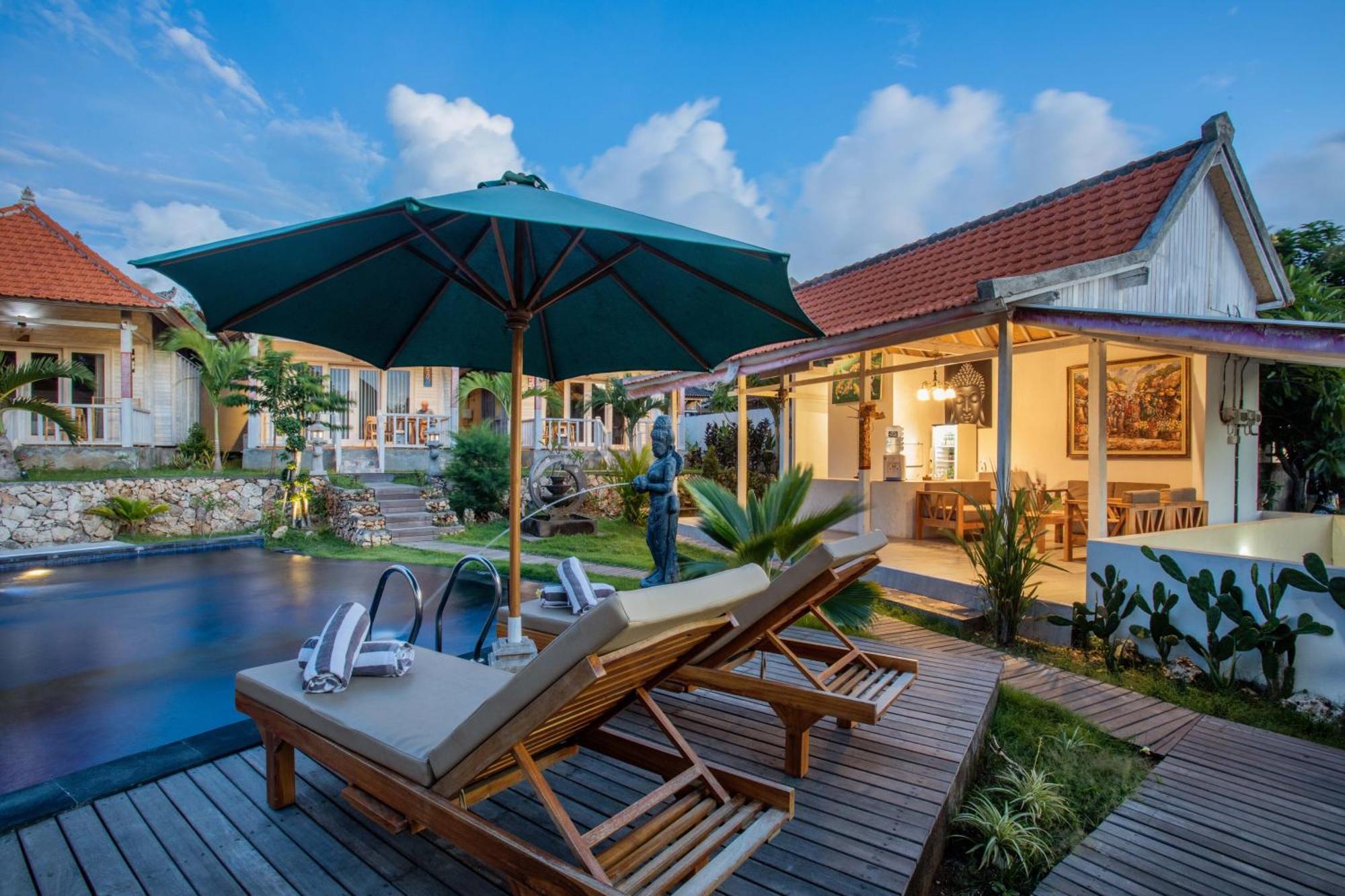 Blue Sky Villa Ceningan Lembongan Eksteriør bilde